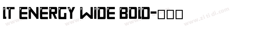 LT Energy Wide Bold字体转换